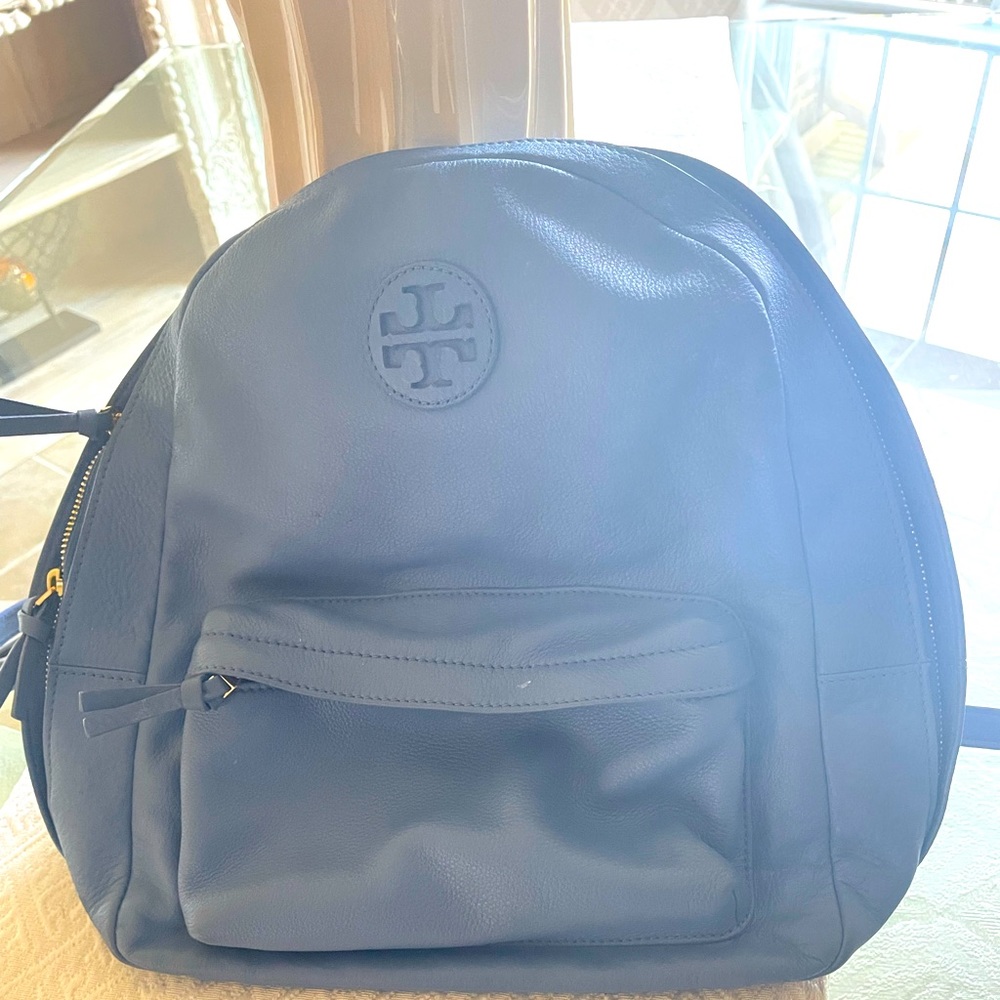 Blue Tory Burch Back Pack-like new- Great condition.